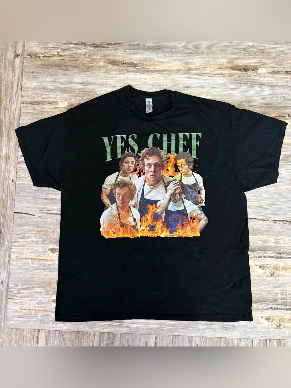 Yes Chef The Bear TV Show T-Shirt Men’s XL Black Jeremy Allen White